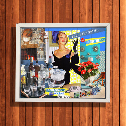 Samantha Binns - Limited Edition '5 O'Clock' Tiled Wall Art