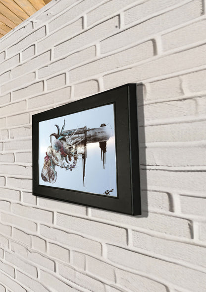 Not Now Nancy - 'Bury them with a smile' Mirror Wall Art