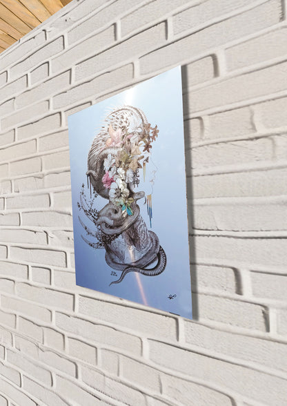 Not Now Nancy - 'Shinigami's Mask' Mirror Wall Art