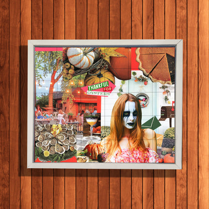 Samantha Binns - Limited Edition 'Oyster' Tiled Wall Art