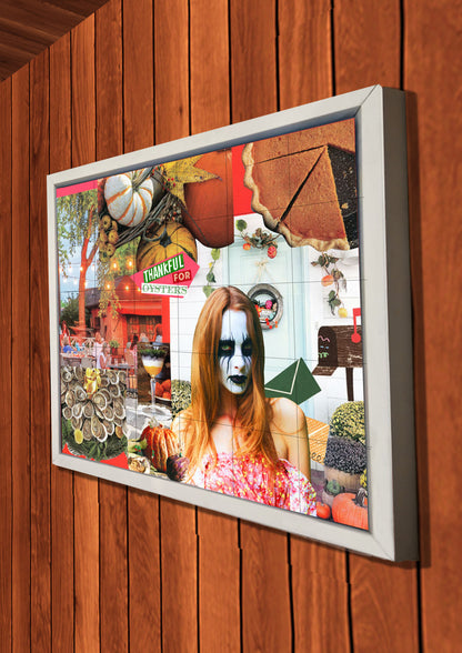 Samantha Binns - Limited Edition 'Oyster' Tiled Wall Art