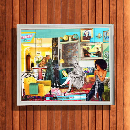 Samantha Binns - Limited Edition 'Strangers' Tiled Wall Art