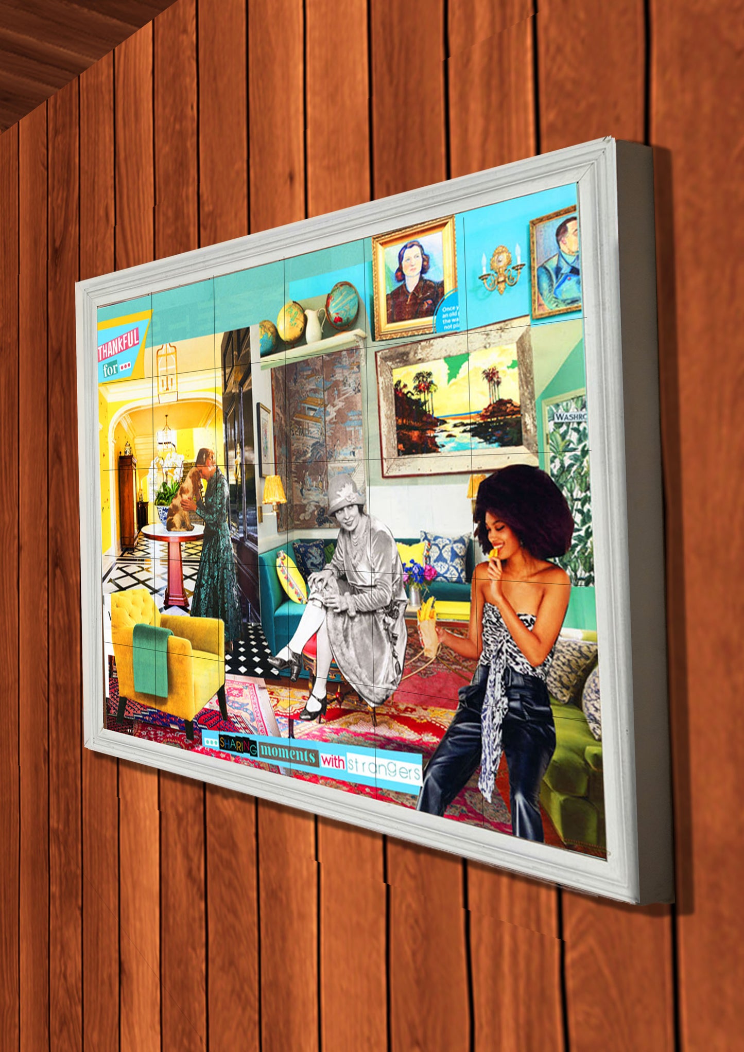 Samantha Binns - Limited Edition 'Strangers' Tiled Wall Art